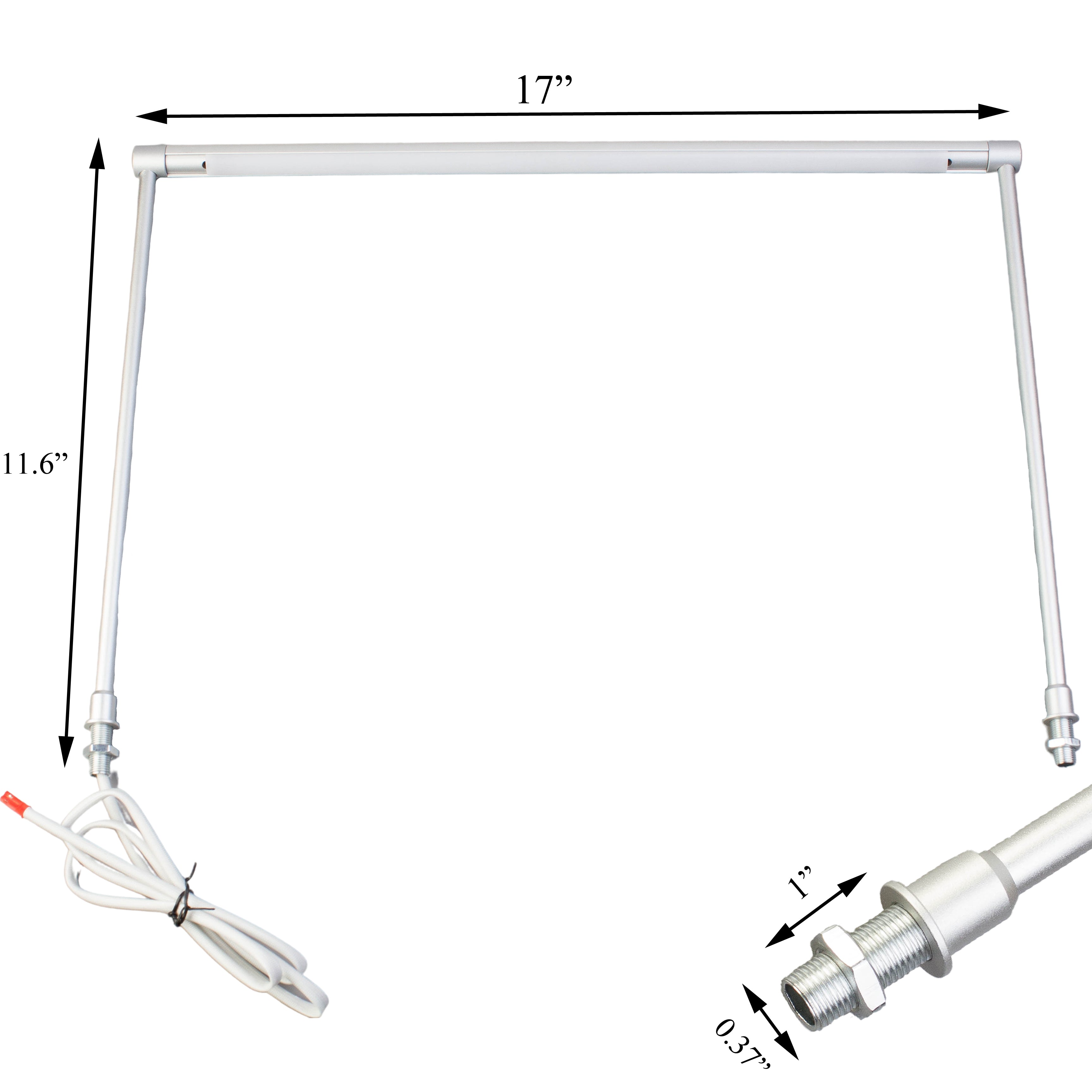 Horizontal LED Pole light 4000K Model FY-B series for Showcase