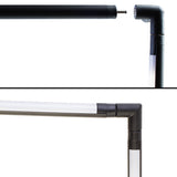 Horizontal LED 3 sided Pole light 4000K Model FY-H2 series for Showcase