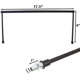 Horizontal LED pole light 4000K black Model FY-C series for Showcase