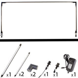Horizontal LED 3 sided Pole light 4000K Model FY-H2 series for Showcase