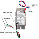 UL listed 24v 96w Dimmable Class 2 Driver with Dimmer rocker switch