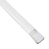 5ft U Aluminum channel with Cover & Mounting Clips for LED Strip Light - Fits 6mm to 13mm (10pk)