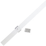 40" U Aluminum Channel with Cover & Mounting Clips for LED Strip Light - Fits 6mm to 13mm (6pk) (Medium Size)