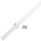 40" U Aluminum Channel with Cover & Mounting Clips for LED Strip Light - Fits 6mm to 13mm (6pk)