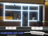 Storefront LED Black track + White K2835 Super Bright LED Light (Samsung Chip )