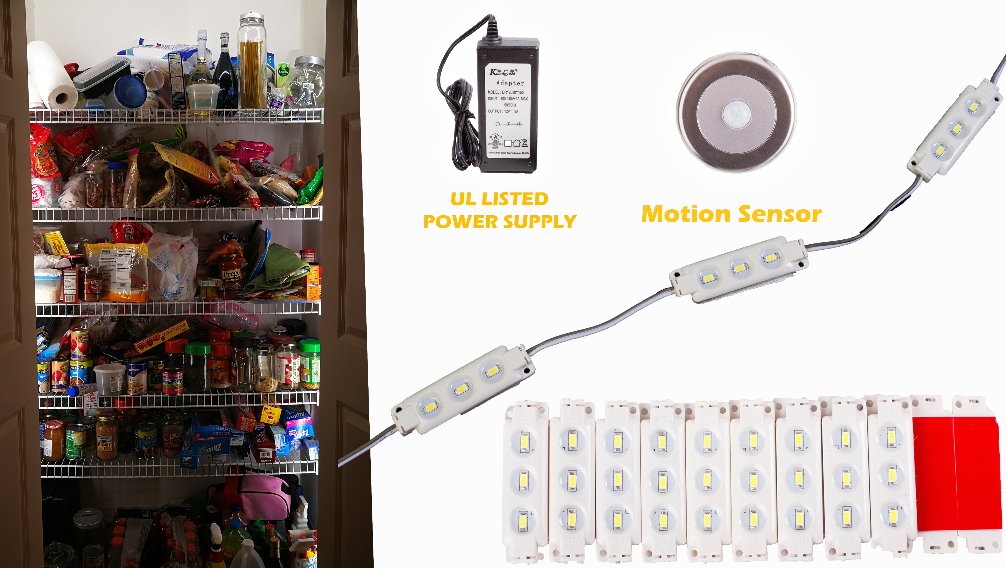 Closet LED Light with Motion Sensor Switch