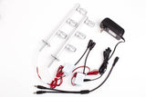Jewelry LED Pole light model FY-53M 8 Inches silver