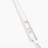24v Premium Super Bright Series CRI 95 6000k Pure white color LED strip light + Aluminum Channel