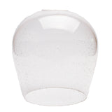 3 Pack seeded glass globe shade for light fixture