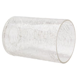 3 Pack crack finish cylinder glass shade for light fixture