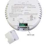 ETL Listed 24V 60w Class 2 Triac Dimmable Round Shape Power Supply