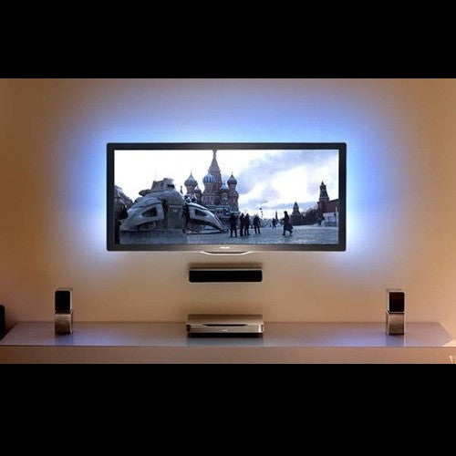 Blue TV Background LED light with wireless remote and UL Power Supply