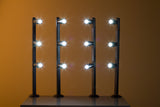 Jewelry LED Pole light model FY-53 12 inches black 6000k