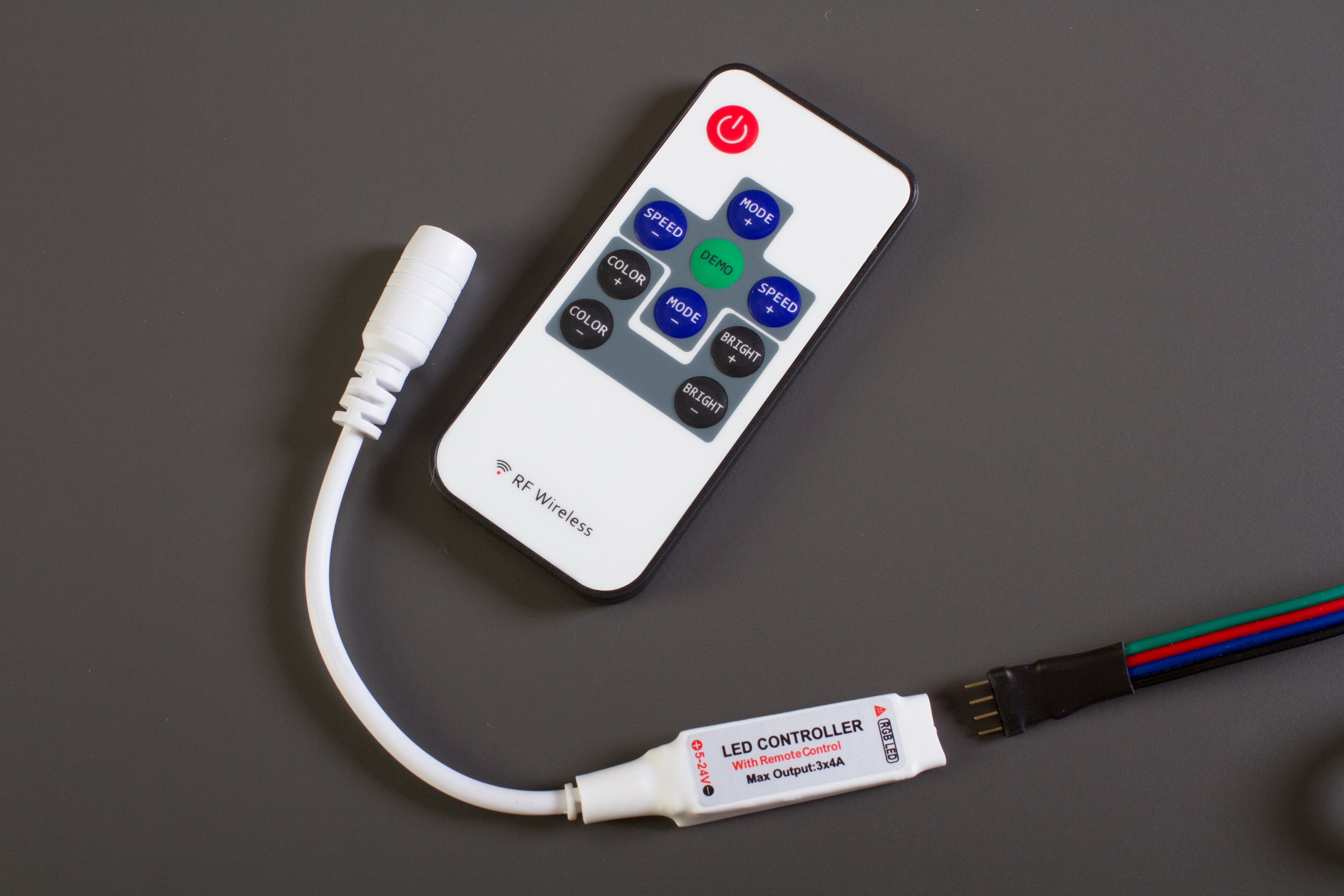 Slim Wireless RGB LED Controller 6AMPS
