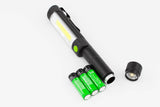 Bright Magnetic Pen LED FlashLight with Red Warning Light