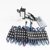 Storefront LED track with Color Change RGB LED Light T-RGB series