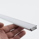 40" Cabinet Shallow Recessed Aluminum channel with cover for LED Strip light fit 6mm to 10mm (6 pk)