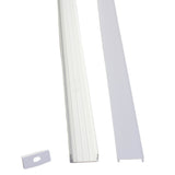 40" Extra Wide Aluminum Channel with Cover for LED Strip Light - Fits up to 20mm Strip (6pk)