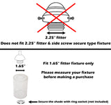 3 Pack crack finish cylinder glass shade for light fixture