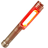 Bright Magnetic Pen LED FlashLight with Red Warning Light