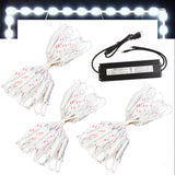 Storefront LED Black track + White K2835 Super Bright LED Light (Samsung Chip )