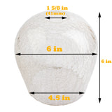3 Pack crackle glass globe shade for light fixture