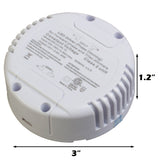 ETL Listed 12V 2.5A 30w Class 2 Triac dimmable round shape power supply