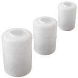 3 Pack frosted seeded cylinder glass shade for light fixture