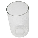 3 Pack clear seeded bubble glass shade cylinder for light fixtures