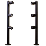 Jewelry LED Pole light model FY-53 12 inches black 6000k