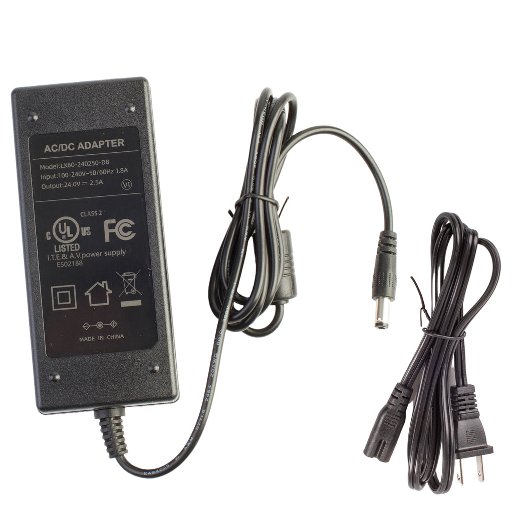 UL listed 24v 2.5 Amp 60w Class 2 Power supply Driver AC adapter