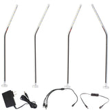 Jewelry Showcase LED Pole light Model FY-45 silver 6000k - LEDUpdates