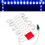 Blue TV Background LED light with wireless remote and UL Power Supply - LEDUpdates