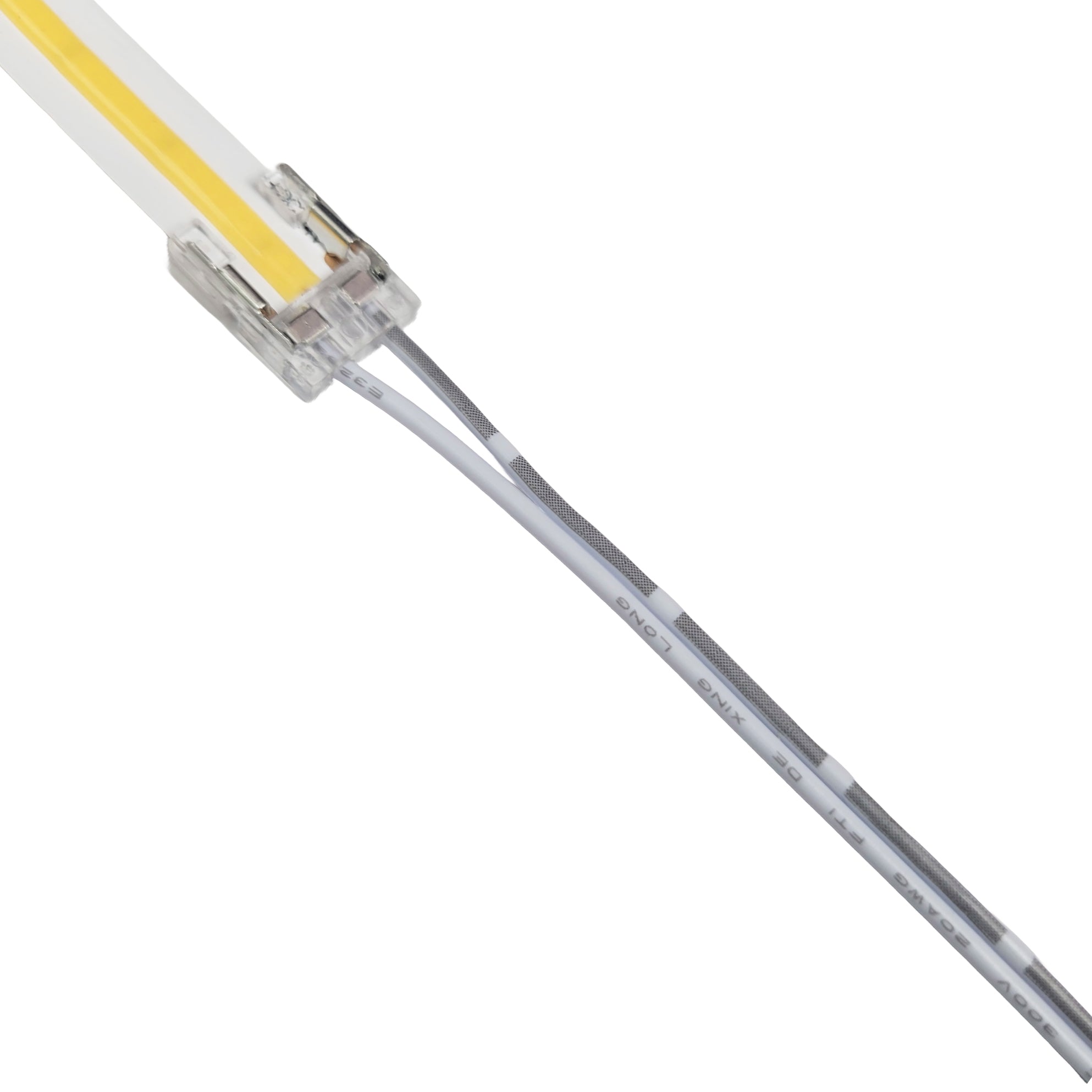 Simple Led Strip Wire connector for COB 10MM LED strip | LEDUpdates