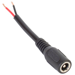 DC Female plug to 18 AWG wire connector