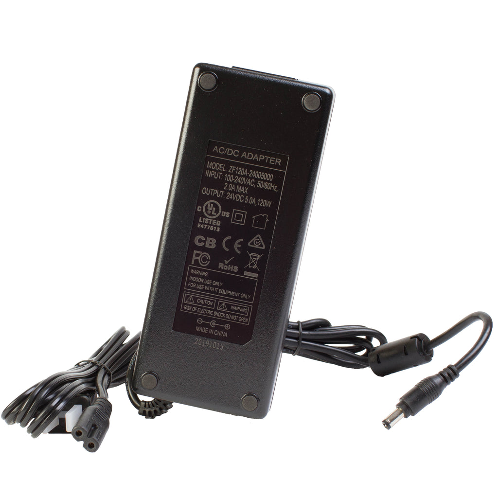 UL listed 24v 5 Amp 120w Power supply Driver AC adapter