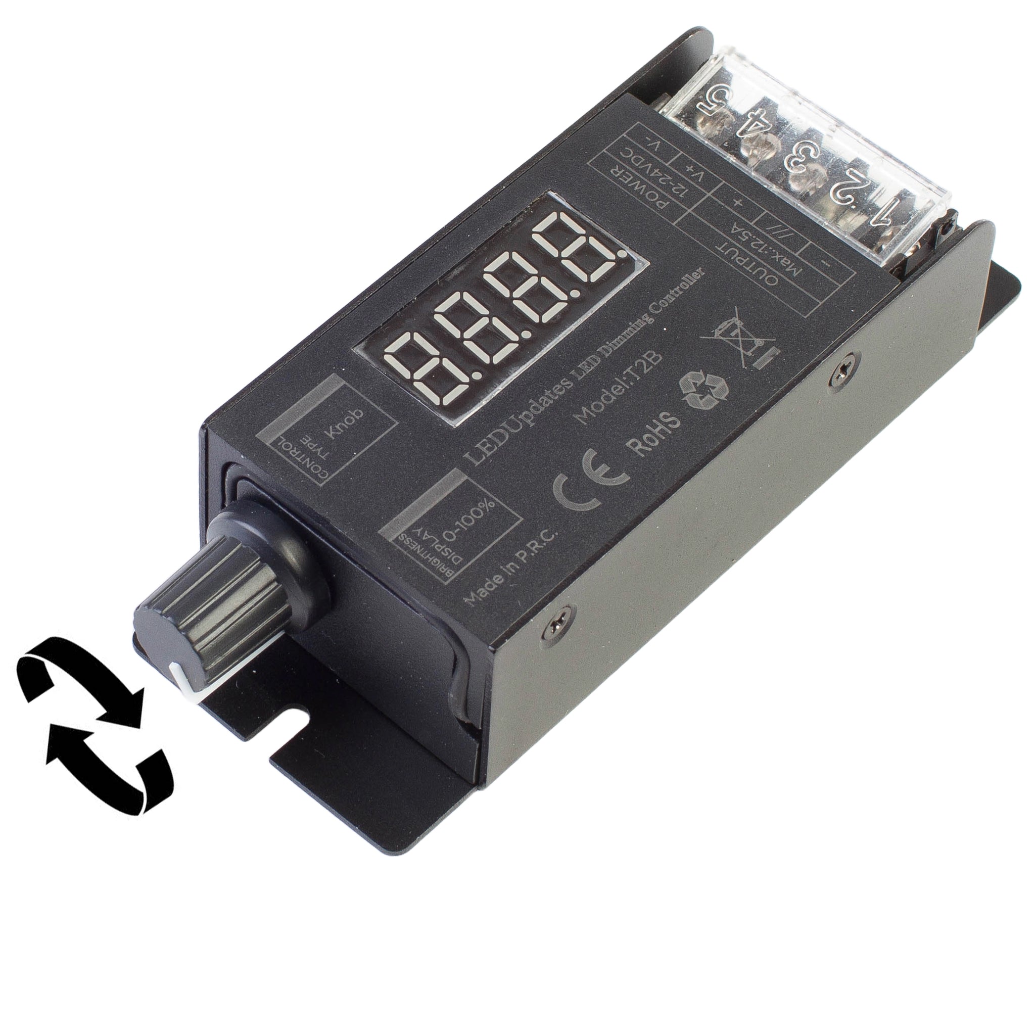 Power Led Controller Heavy Duty LED Light Controller support up to 300w with round wireless ...
