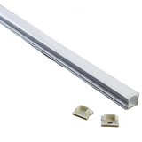 24v Premium Super Bright Series CRI 95 6000k Pure white color LED strip light + Aluminum Channel