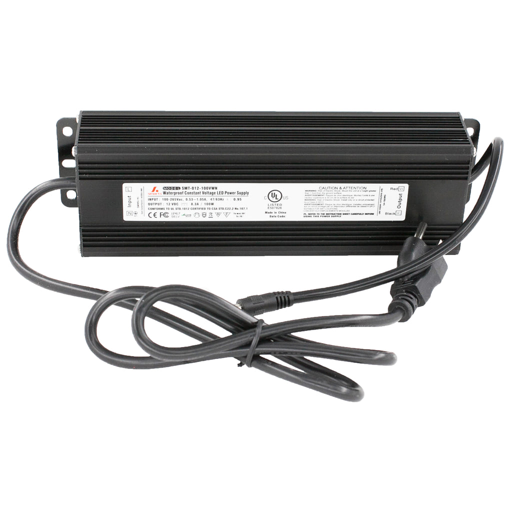 UL listed 12v 8.3 Amp 100w Constant Voltage waterproof Power supply Driver