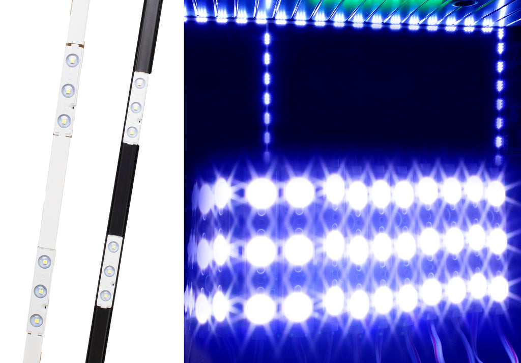 24v Storefront LED track + Blue Z3030 Super Bright LED Light