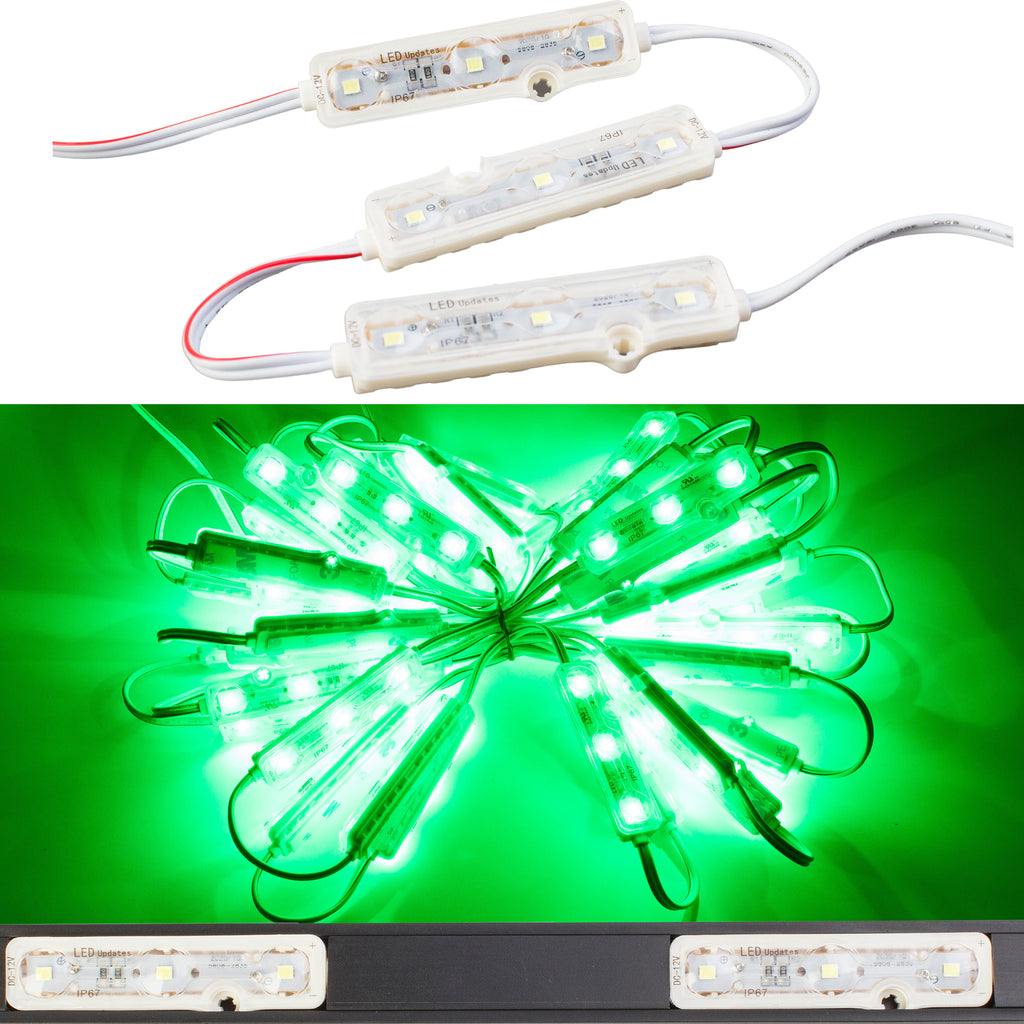 Storefront LED track + Green Z2835 Premium Super Bright LED Light