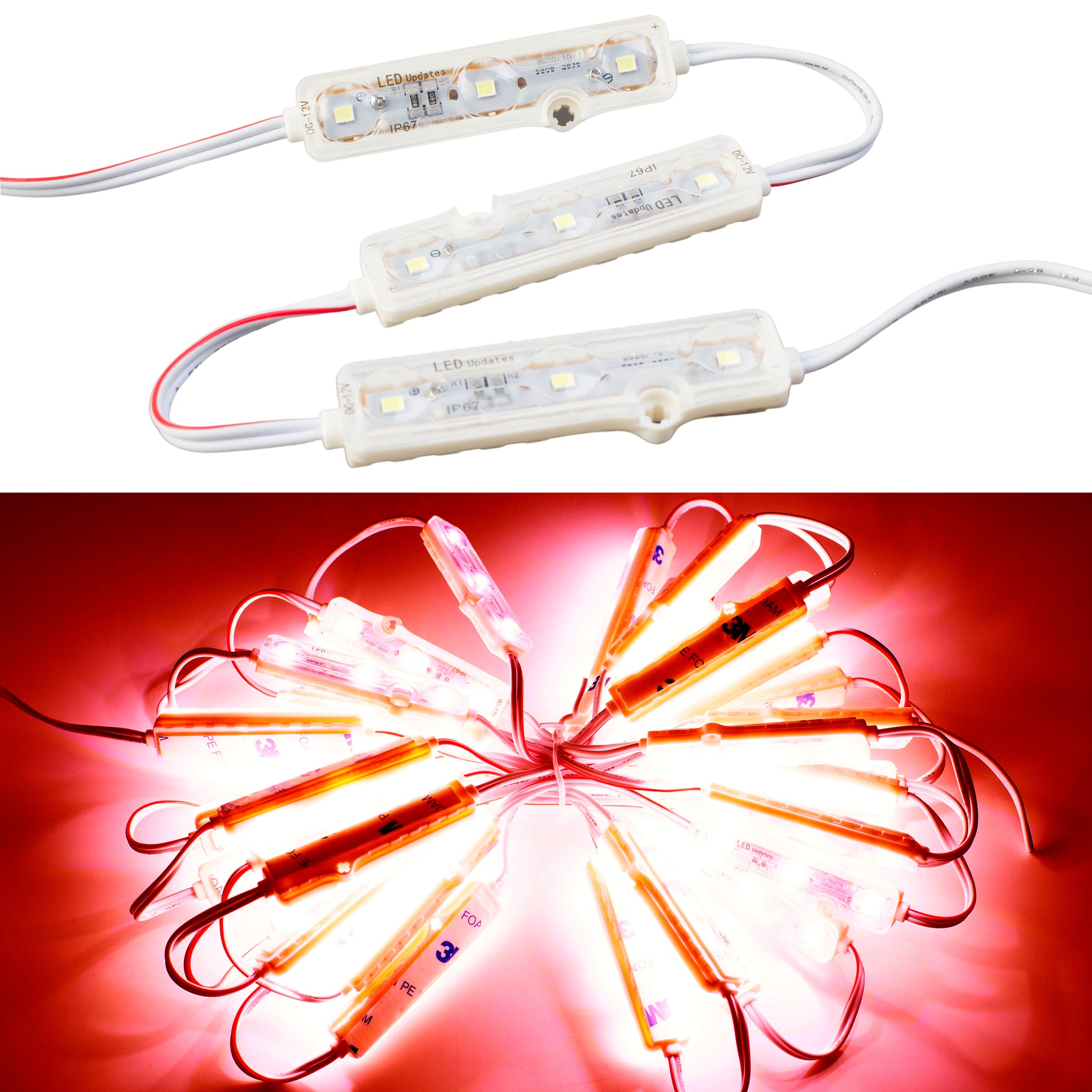 Rgb Module Red Super Bright Z2835 Series Red LED Light Modules | LEDUpdates