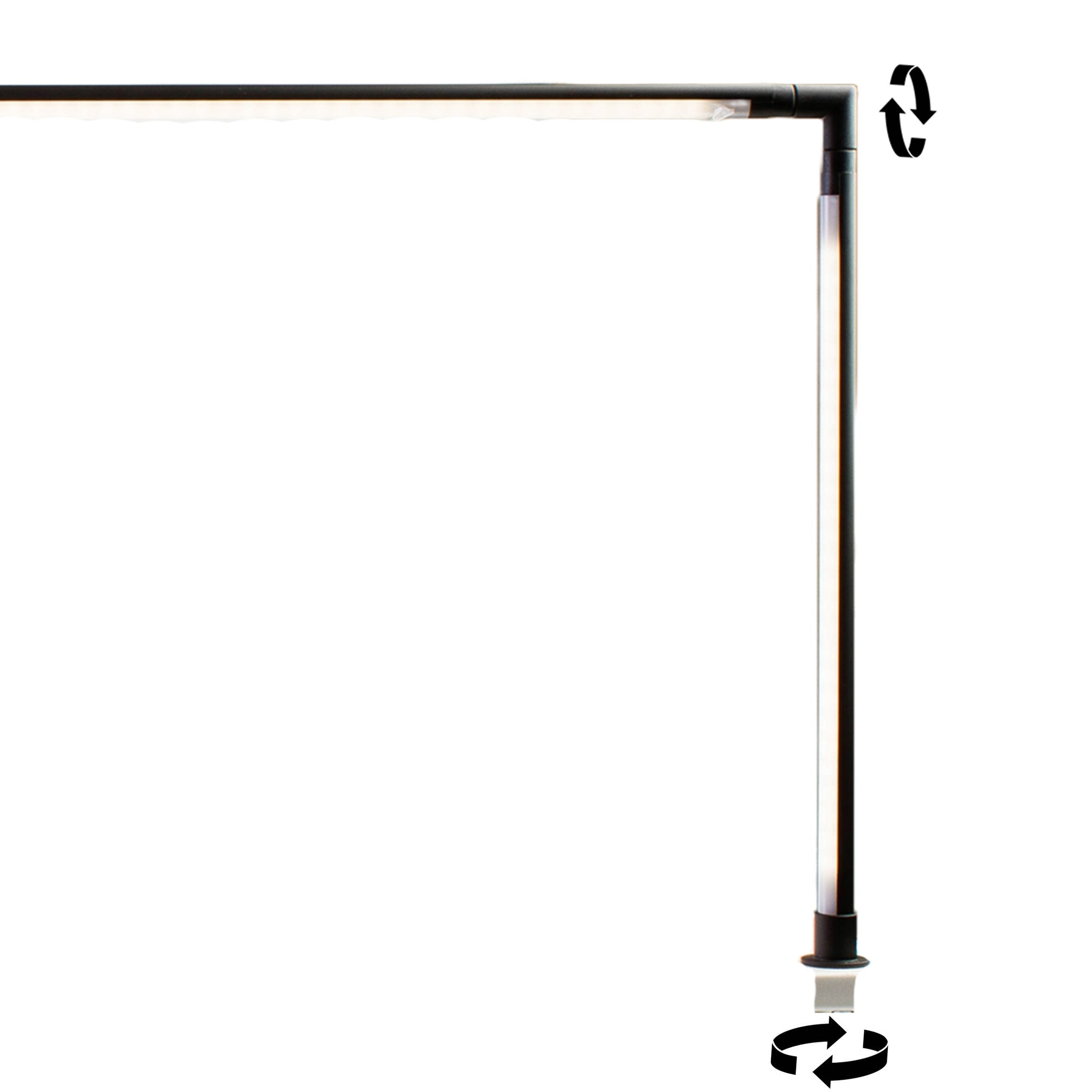 Horizontal LED 3 sided Pole light 4000K Model FY-H2 series for Showcas ...