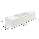 ETL listed 24v 100w 96w Dimmable Power supply driver with junction box enclosure
