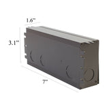 UL listed 24v 192w Class 2 (96wx2) Triac / ELV/ MLV electronic dimmable LED Driver