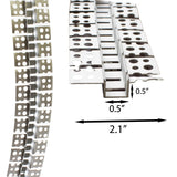 10ft Mud-in flexible Aluminum Channel with Cover for LED Strip Light - Fits up to 12mm Strip