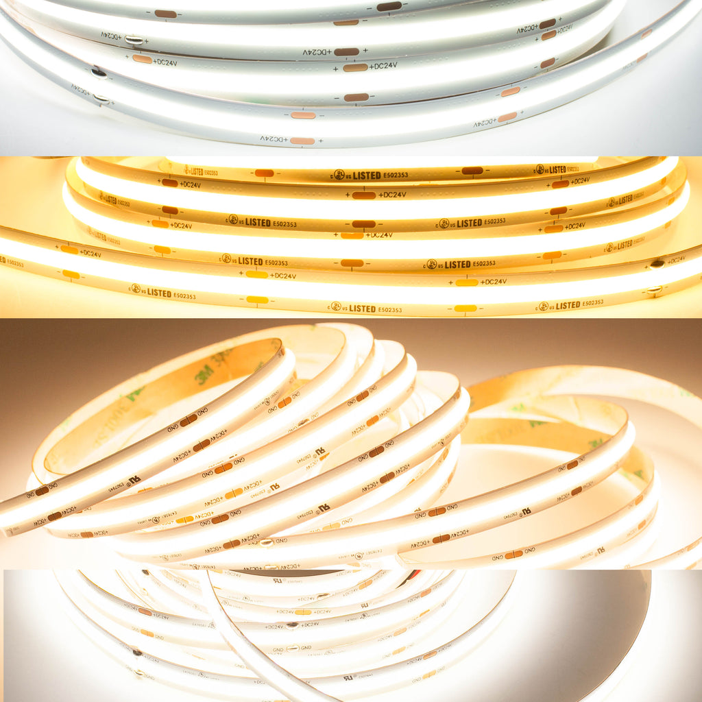 24v COB Series CRI 90+ LED strip light