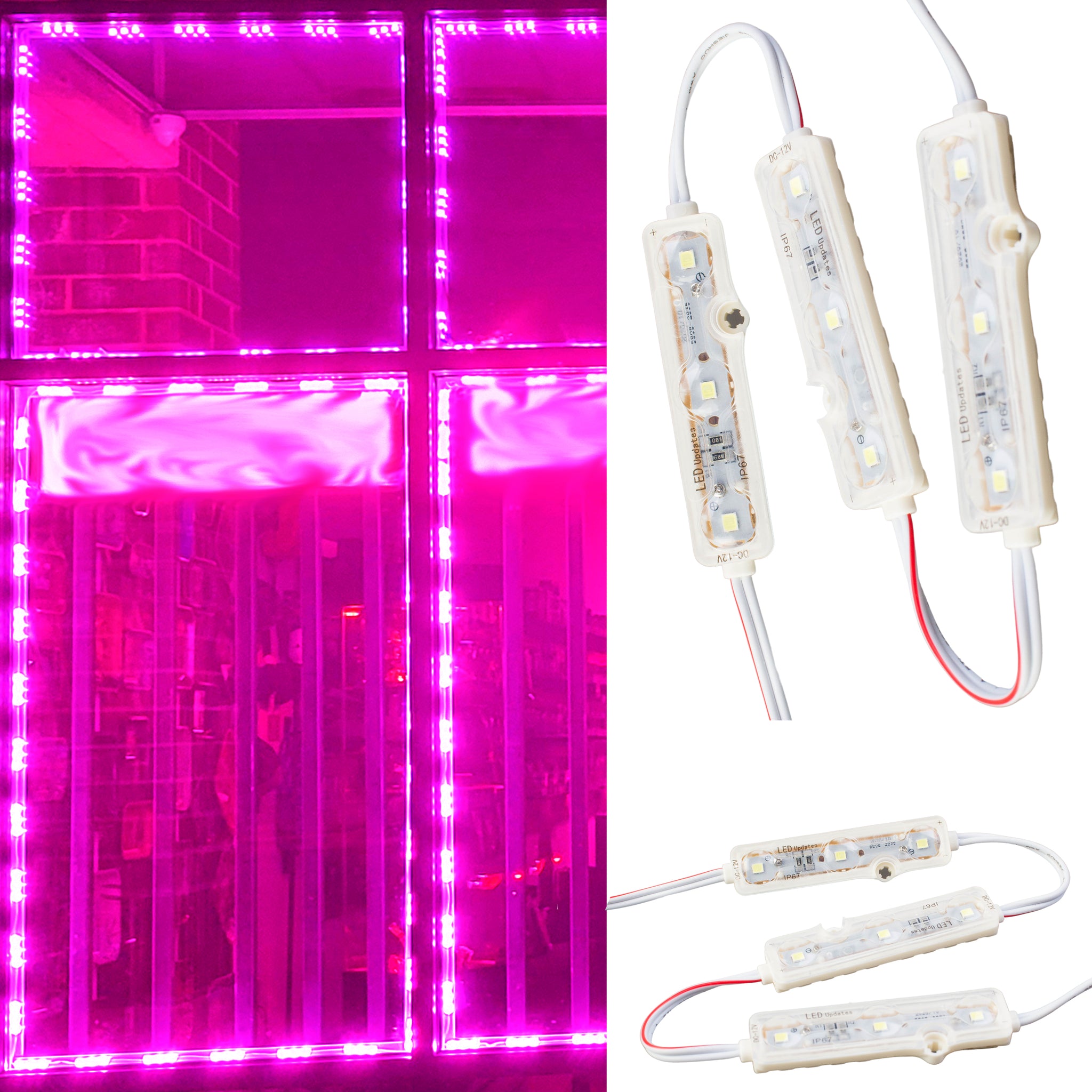 Super Bright Z2835 Series Hot pink LED Light Modules | LEDUpdates