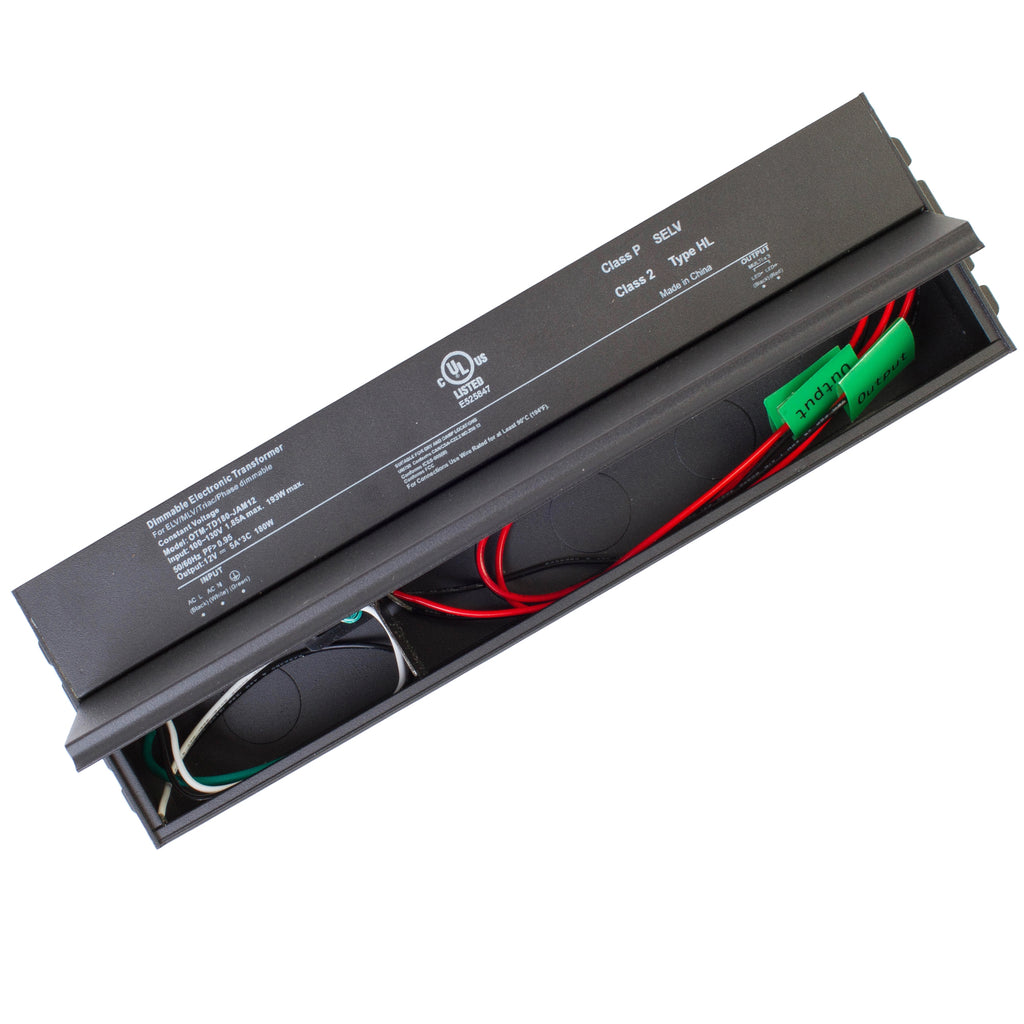 UL Listed 12V 180w (60w 5A x 3) Class 2 Triac Dimmable LED driver