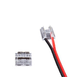 Simple LED Strip Wire Connector for single color COB 8mm Strip